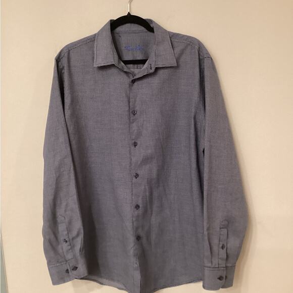 Men’s Tasso Elba Cotton Button Down Shirt in Size Large NWOT - Picture 2 of 5